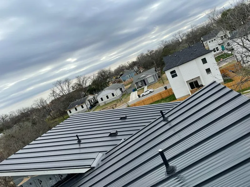 Standing seam metal roof panels with vents for Skylight Repair in Longmeadow